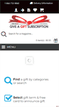 Mobile Screenshot of giveagiftsubscription.com